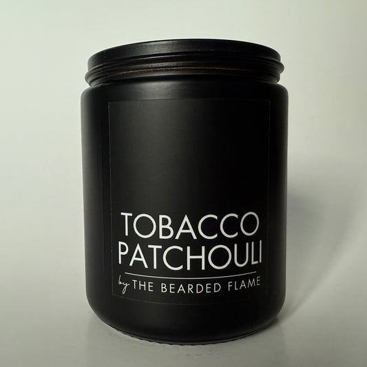 Tobacco Patchouli - 8 oz. Candle (Amber or Matte Black)